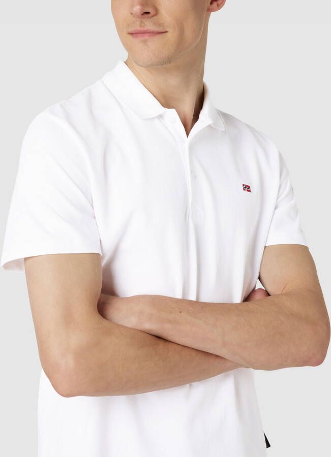 Napapijri Poloshirt met logostitching model 'EALIS'
