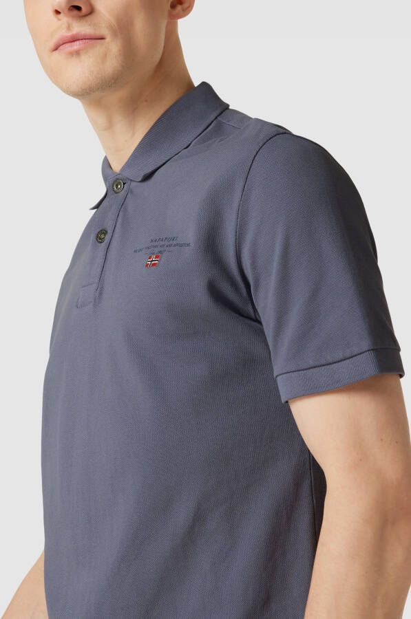 Napapijri Poloshirt met logostitching model 'Elbas'