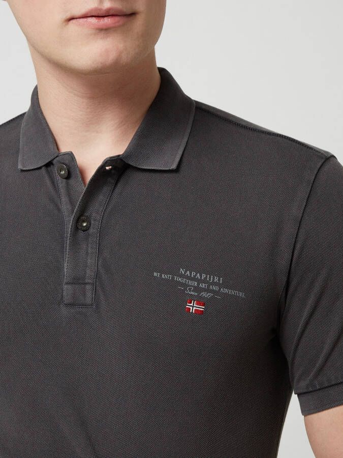 Napapijri Poloshirt van piqué model 'Elbas'