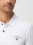 Napapijri Witte Katoenen Polo Shirt met Print en Logo White Heren - Thumbnail 6