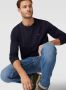 Napapijri Blauwe Lange Mouw Gebreide Kleding Herfst Winter Blue Heren - Thumbnail 2