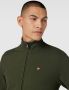 Napapijri Groene Sweatshirt met Lange Mouwen en Rits Geborduurd Logo Green Heren - Thumbnail 3