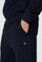 Napapijri Blauwe Sportieve Elastische Taille Broek Geborduurd Blue Heren - Thumbnail 4