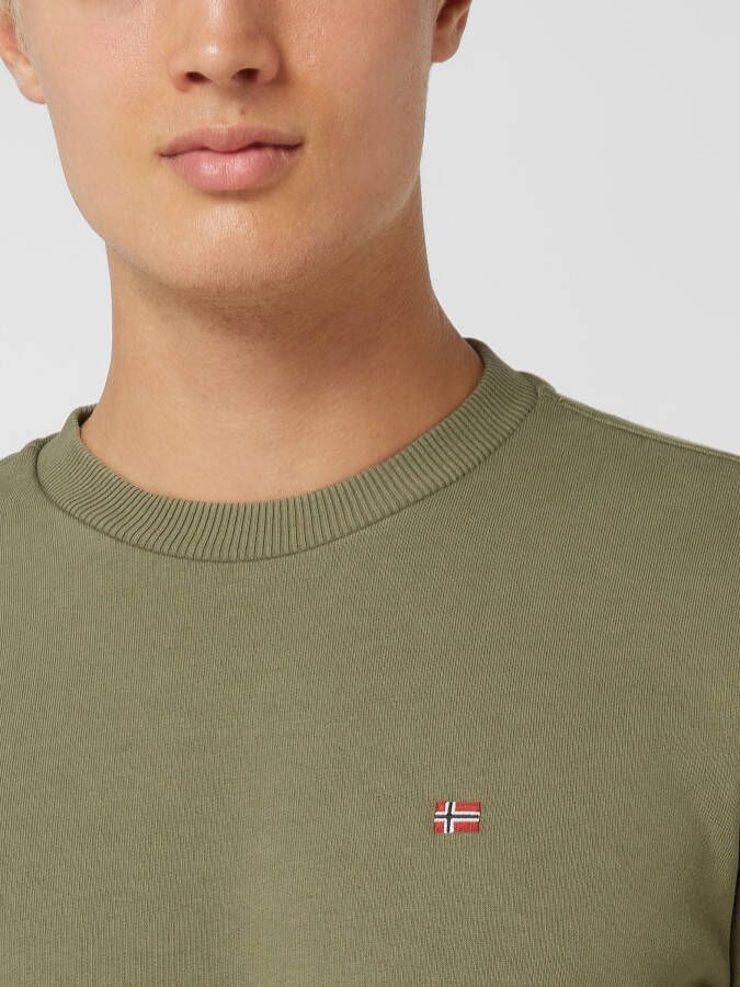 Napapijri Sweatshirt met geborduurd logo model 'Balis'