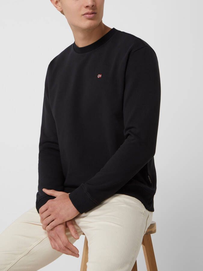 Napapijri Sweatshirt met geborduurd logo model 'Balis'
