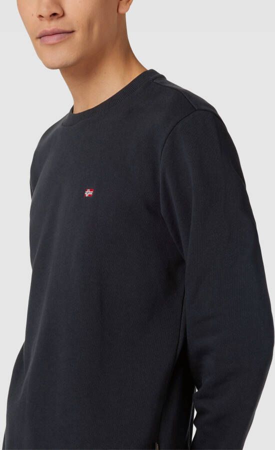 Napapijri Sweatshirt met logodetail model 'BALI CREW SUM 2'