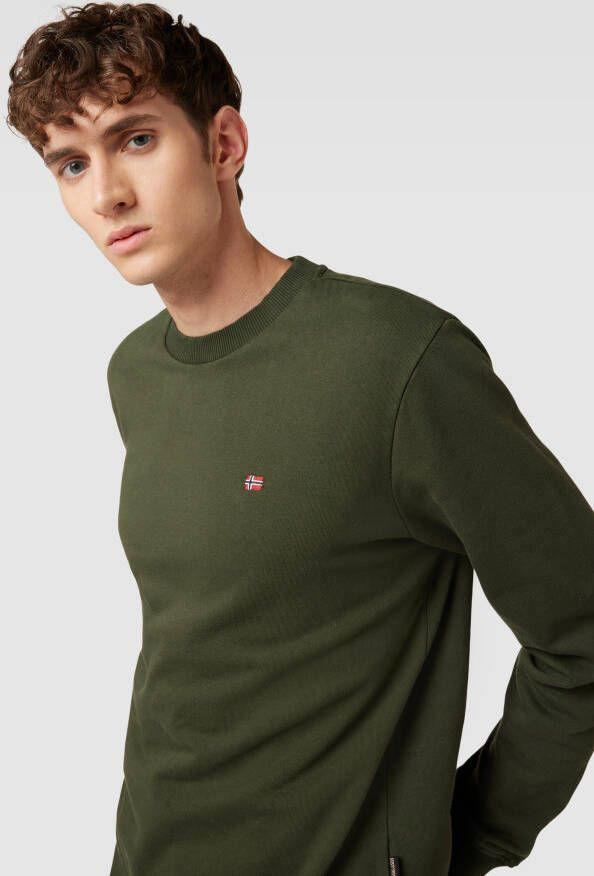 Napapijri Sweatshirt met logodetail model 'balis'