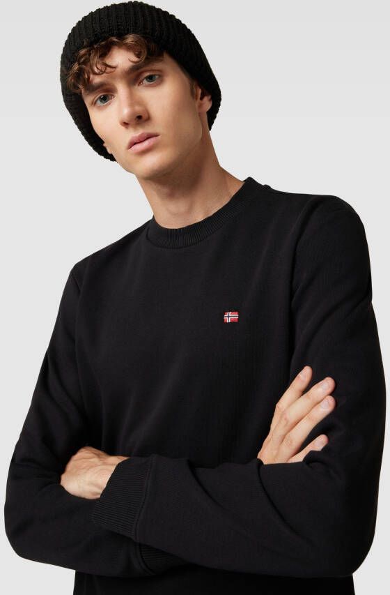 Napapijri Sweatshirt met logodetail model 'balis'