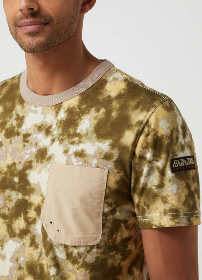 Napapijri T-shirt met camouflagemotief model 'Amoul'