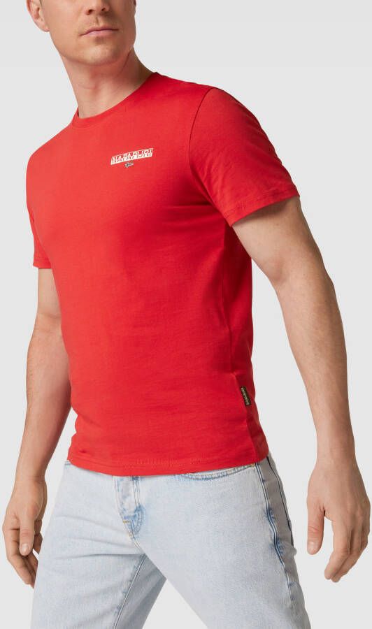 Napapijri T-shirt met logoprint model 'ICE'