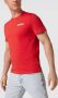 Napapijri Rode Katoenen T-Shirt met Print en Logo Red Heren - Thumbnail 2