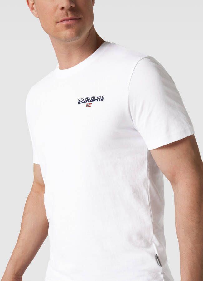 Napapijri T-shirt met logoprint model 'ICE'