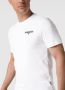 Napapijri Bedrukt Logo Biologisch Katoen T-shirt White Heren - Thumbnail 3