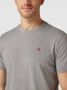 Napapijri Klassiek Grijs T-shirt met Logo Borduursel Gray Heren - Thumbnail 4