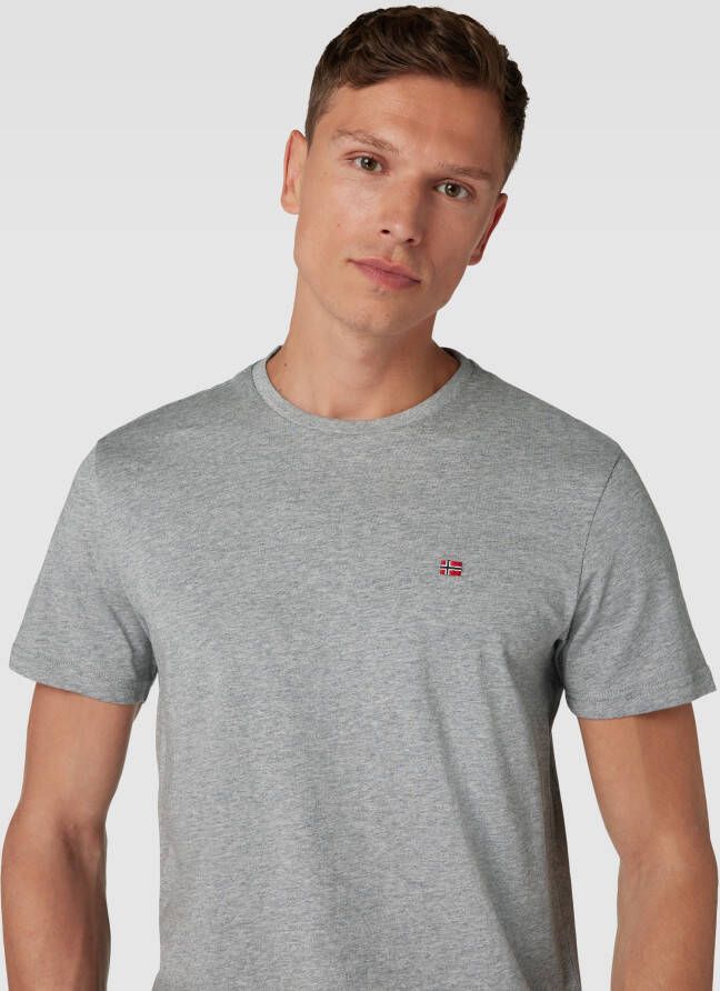 Napapijri T-shirt met logostitching model 'SALIS'