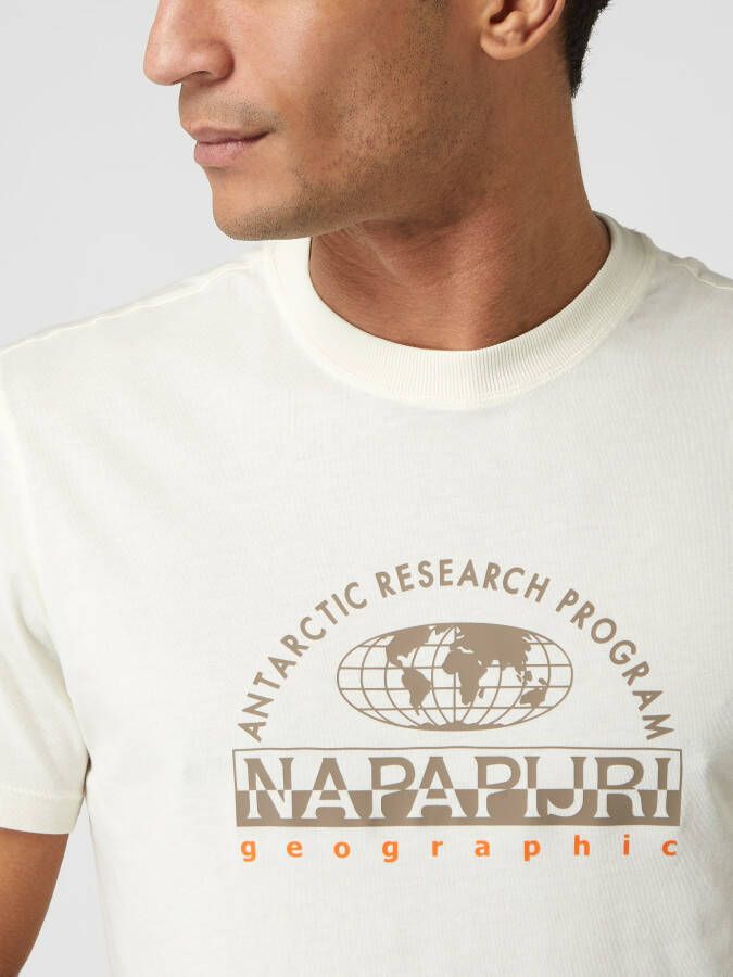 Napapijri T-shirt van katoen model 'Macas'