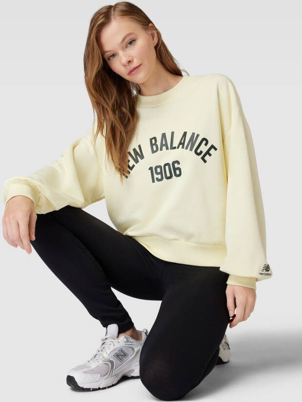 New Balance Sweatshirt met labelprint - Foto 2