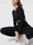 Nike Kort shirt met lange mouwen en logoprint model 'Crop Tape' - Thumbnail 7
