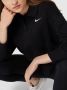 Nike Sportswear Phoenix Fleece Kort polosweatshirt met 3 4-mouwen voor dames Zwart - Thumbnail 7