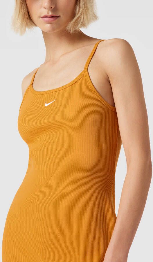 Nike Mouwloze mini-jurk in riblook - Foto 2