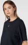 Nike Sportswear Essential T-shirt voor dames Zwart - Thumbnail 3