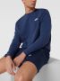 Nike Comfortabele Fleece Crewneck Sweatshirt Blauw Unisex - Thumbnail 10