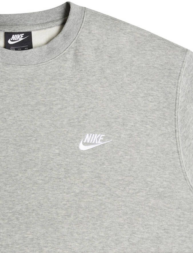 Nike Sportswear Club Fleece Herentop met ronde hals Grijs