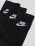Nike Sportswear Everyday Essential Crew sokken (3 paar) Zwart - Thumbnail 6