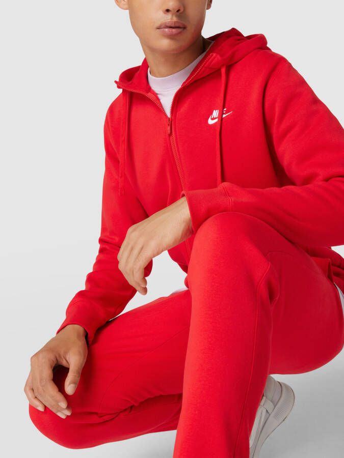 Nike Sweatjack met labelstitching model 'CLUB'
