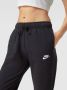 Nike Sportswear Club Fleece Joggingbroek met halfhoge taille voor dames Zwart - Thumbnail 6
