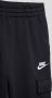 Nike Sportswear Club Fleece cargobroek voor kids Zwart - Thumbnail 3