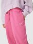 Nike Sportswear Phoenix Fleece Oversized joggingbroek met hoge taille voor dames Roze - Thumbnail 8