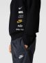 Nike Club Fleece+ Geborstelde herentop met ronde hals Zwart - Thumbnail 3