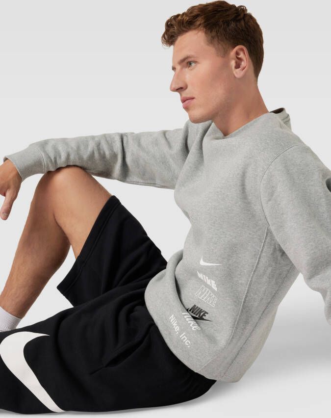 Nike Sweatshirt met labelprint model 'CLUB'