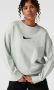 Nike Sportswear Oversized Fleece Sweatshirt Sweaters Kleding LIGHT SILVER BLACK maat: S beschikbare maaten:XS S XL - Thumbnail 3