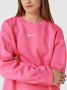 Nike Sportswear Phoenix Fleece Oversized sweatshirt met ronde hals voor dames Roze - Thumbnail 4