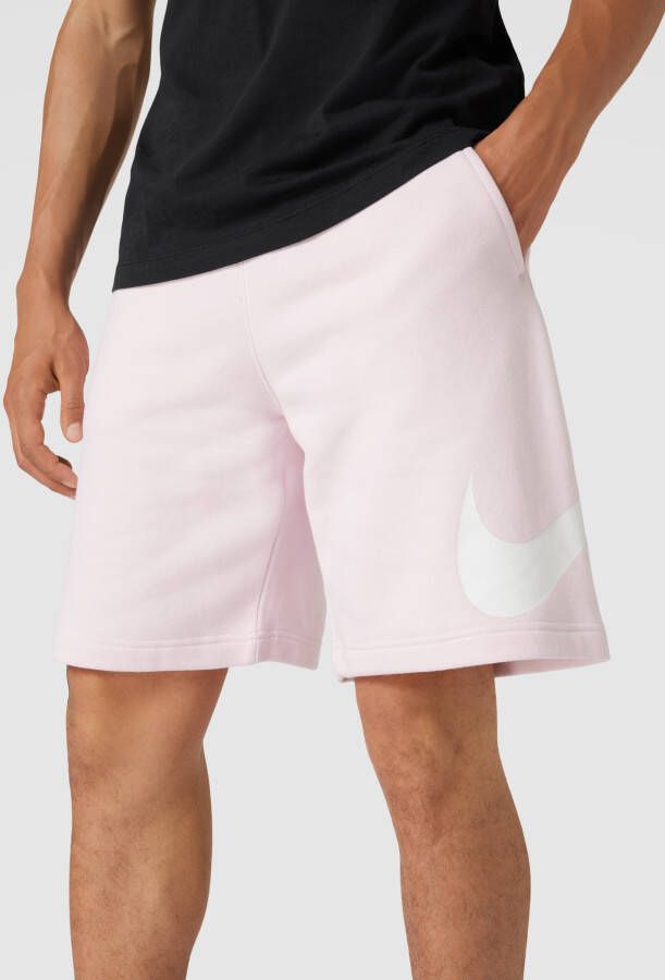 Nike Sweatshorts met labelprint