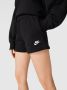 NIKE Sportswear Club Fleece Mid-rise Shorts Sportshorts Kleding black white maat: S beschikbare maaten:S M L - Thumbnail 6