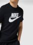 Nike Zwarte Katoenen Oversized T-shirts en Polos Black Unisex - Thumbnail 12