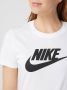 Nike sportswear essential icon futura shirt wit dames - Thumbnail 2