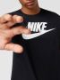 Nike Zwarte Katoenen Oversized T-shirts en Polos Black Unisex - Thumbnail 15