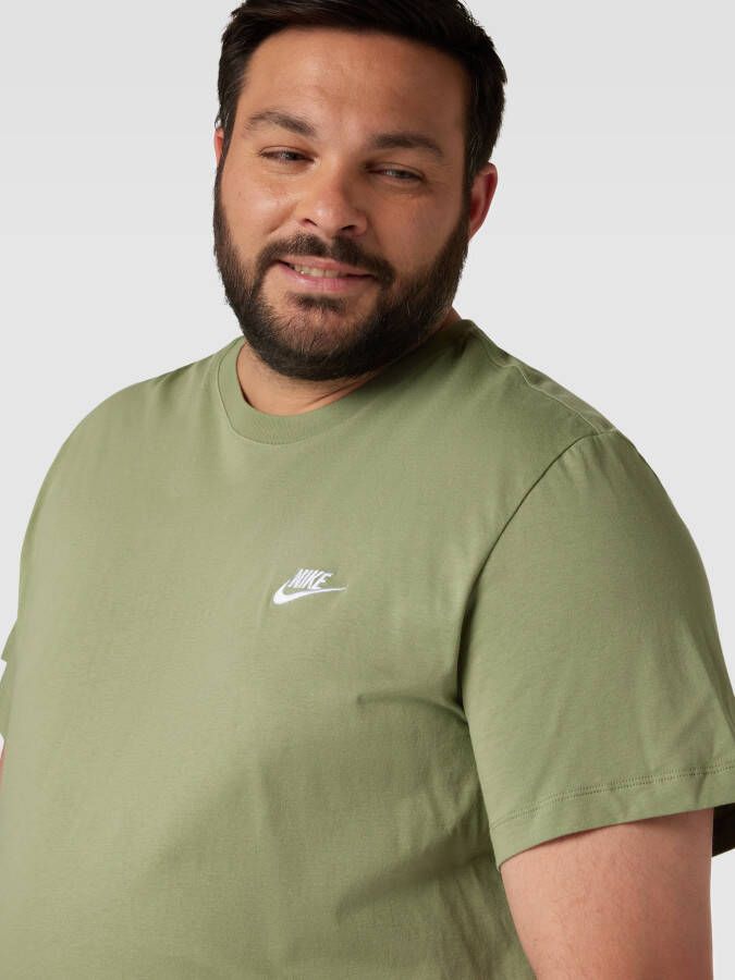 Nike T-shirt met logostitching model 'CLUB'