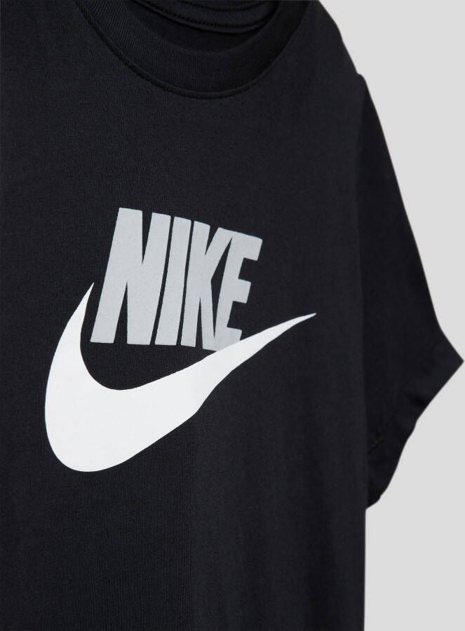 Nike T-shirt van puur katoen met labelprint