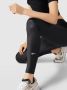 Nike One Glanzende legging met halfhoge taille voor dames Zwart - Thumbnail 6