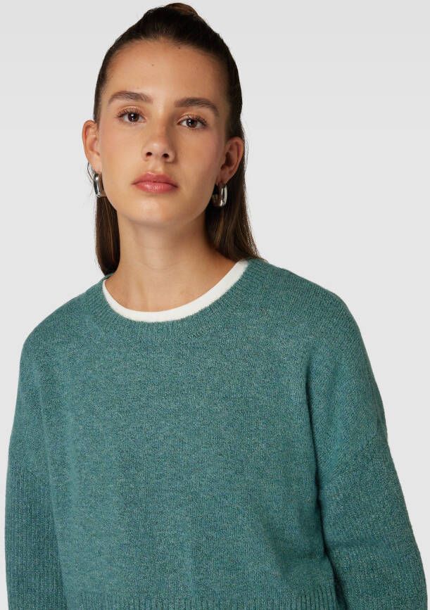 Noisy May Gebreide pullover met extra brede schouders model 'Nella' - Foto 2