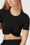 Noisy May Kort T-shirt met knoopdetail model 'TWIGGI' - Thumbnail 4