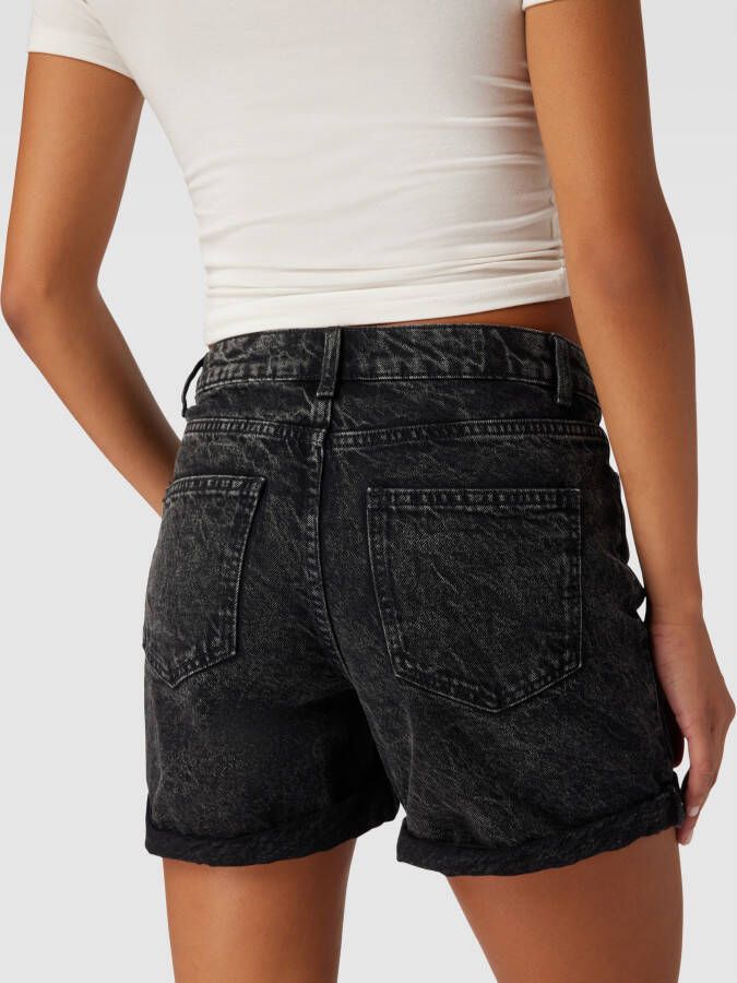 Noisy May Korte jeans met vaste omslag aan de pijpen model 'SMILEY' - Foto 2