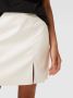 Noisy May Penny PU High Waist Split Rok Beige Dames - Thumbnail 2