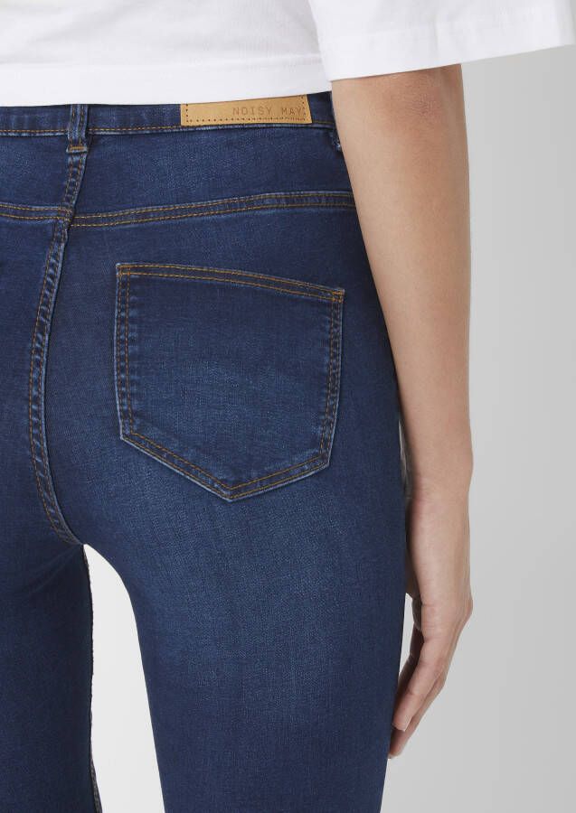 Noisy May Skinny fit high waist jeans met viscose model 'Callie'