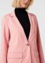 OBJECT rechtvallende blazer OBJSIGRID van gerecycled polyester roze - Thumbnail 9